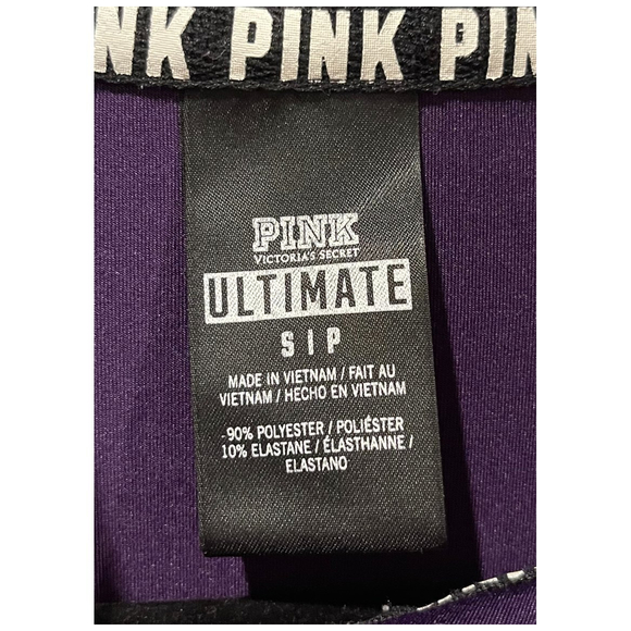 PINK Purple Ultimate Half Zip Sweatshirt - Picture 3 of 6